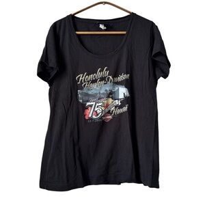 Black Honolulu Harley-Davidson T-Shirt